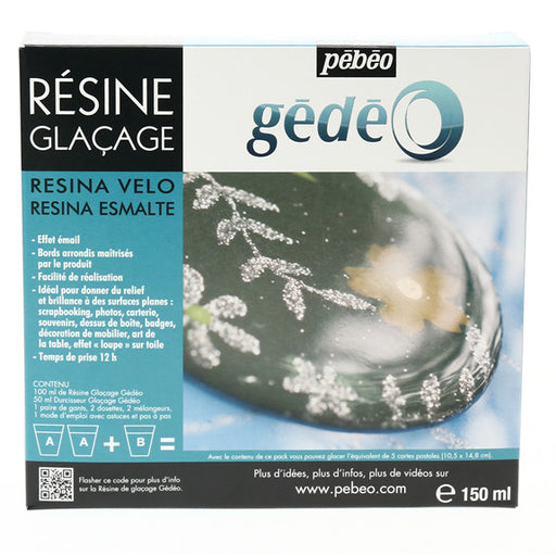 Pebeo Gedeo Crystal Epoxy Resin Kits 150ml to 750ml Arts Crafts Jewellery 