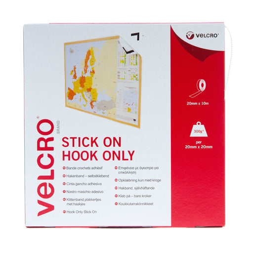 VELCRO® Brand Sew-on Anti-Snag tape 3m x 20mm WHITE