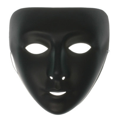 Plastic Face Mask Black – Fred Aldous