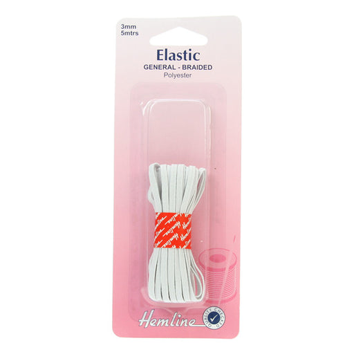 Flat Elastic 06mm, Black