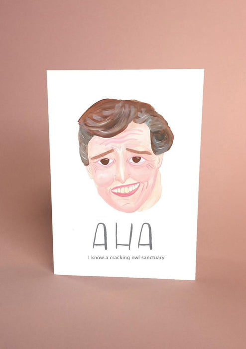 Aha Alan Partridge Card — Fred Aldous 