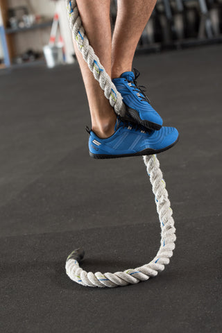 Xero Shoes 360 cross training shoes while rope climbing