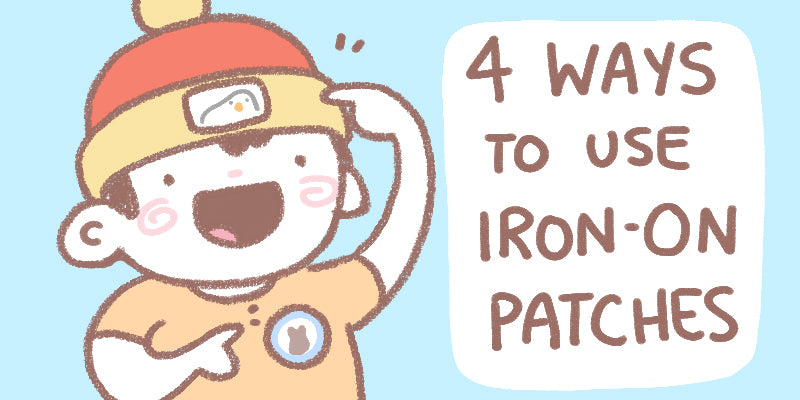 How to Iron on Patches Easy Steps - Tutorial Video with