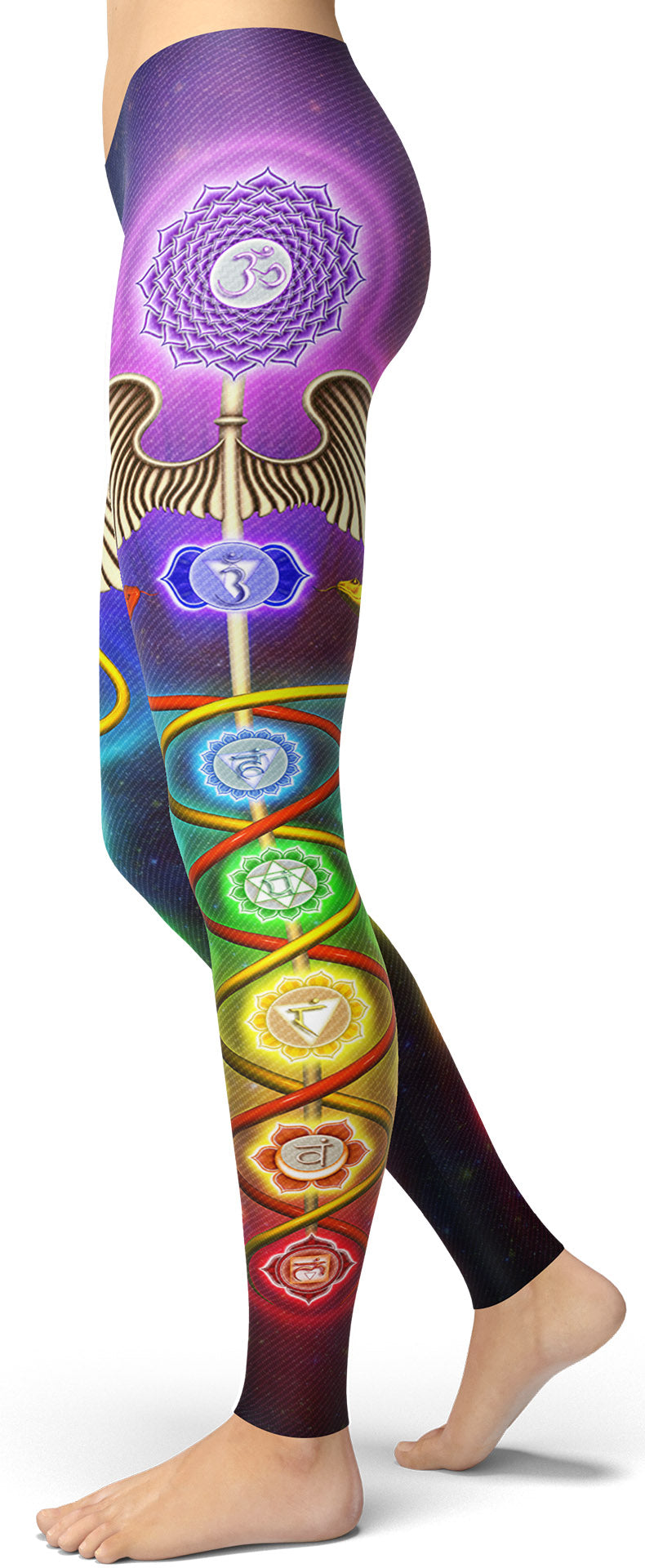 Buy Seed of Life Chakra Fitness Leggings Sacred Geometry Clothing Flower of  Life Yoga Wear Women's Leggings Online in India 