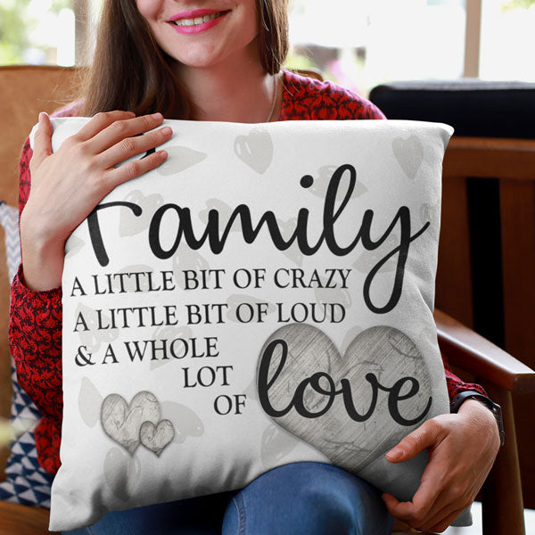 Personalized Photo Pillow Family Love - GearDen