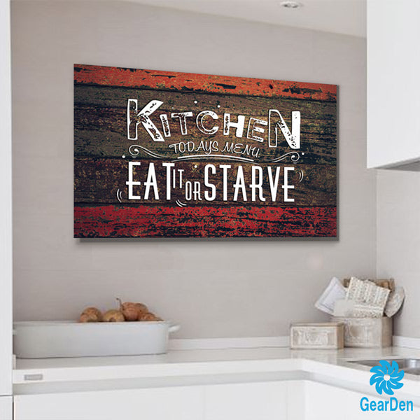 Buy SOULDOOR Rustic Farmhouse Wall Decor Sunflower Wall Art Vintage Kitchen  Canvas Wall Art - Rustic Kitchen Rules Prints Farmhouse Signs Framed Family  Sign Kitchen Wall Decor 6x17inch Online in IndonesiaB0969YSGQD