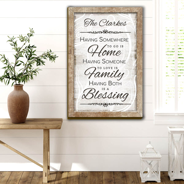 pottery - candle holder - custom family wall art - home family blessing