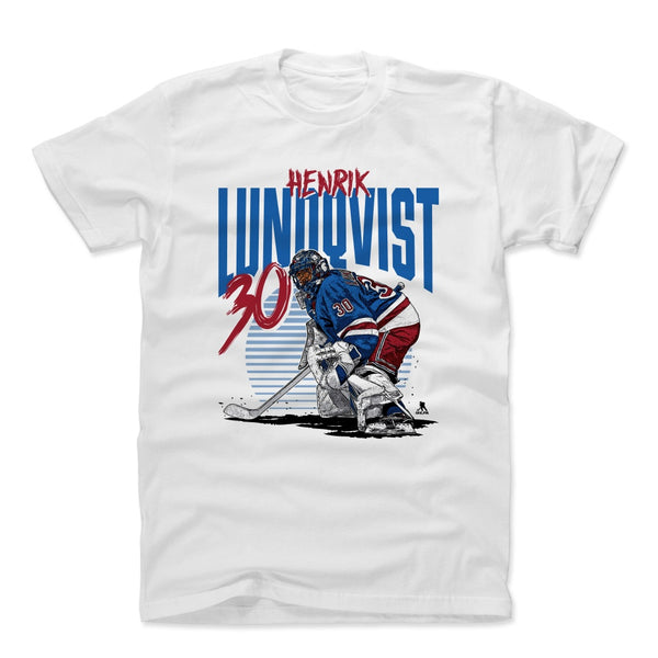 Henrik Lundqvist Shirt | New York R Hockey Men's Cotton T-Shirt | 500 Level