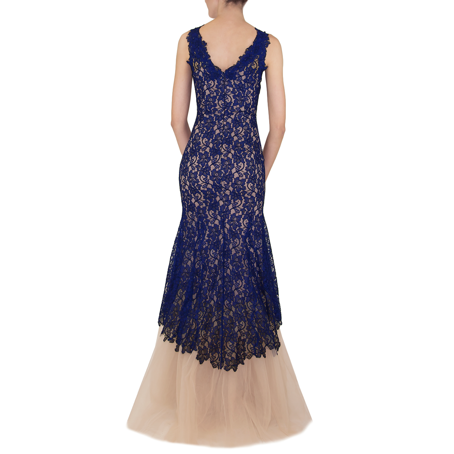 Navy Lolace Gown