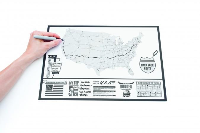 Travel USA Scratch Map