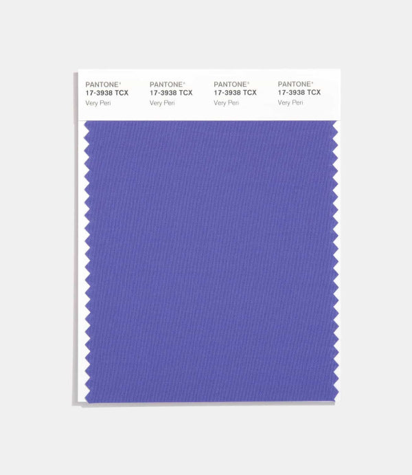 Pantone SMART Color Swatch Card 17-3938 TCX (Very Peri) Color of the Year 2022