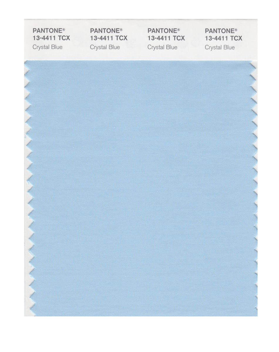 Pantone Smart Color Swatch Card 13 4411 Tcx Crystal Blue Columbia