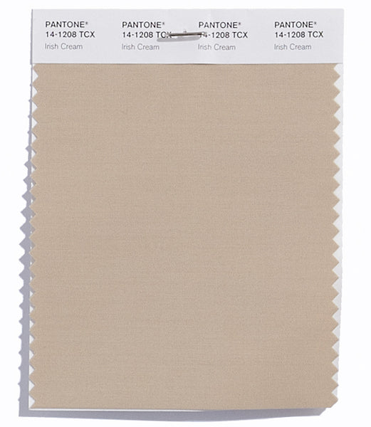 Pantone SMART Color Swatch Card 14-1208 TCX Irish Cream - Columbia Omni