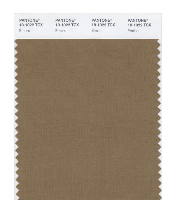 Pantone Smart Color Swatch Card 18 1022 Tcx Ermine Columbia Omni Studio