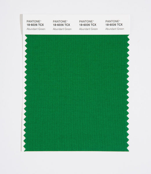 Pantone Smart Color Swatch Card 18 6026 Tcx Abundant Green Columbia