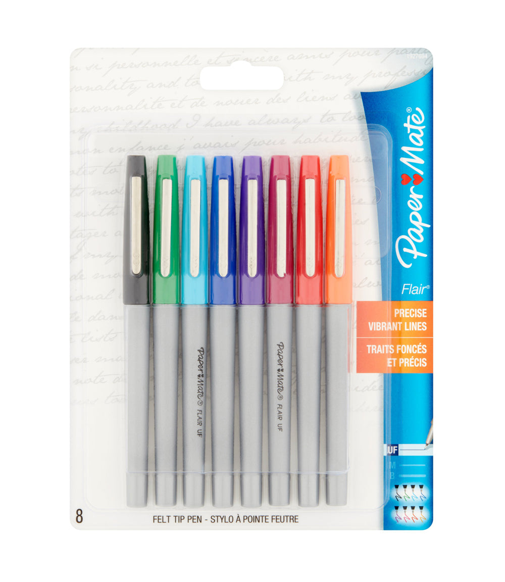 Paper Mate Color Flair Pen Set, Assorted Colors (Various Sizes & Style ...