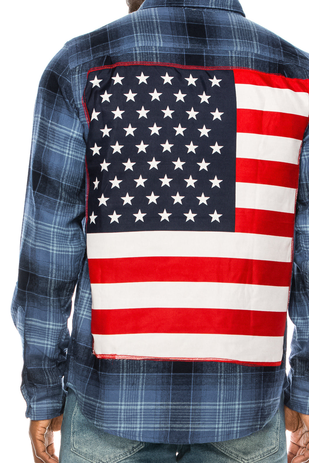 american flag flannel shirt