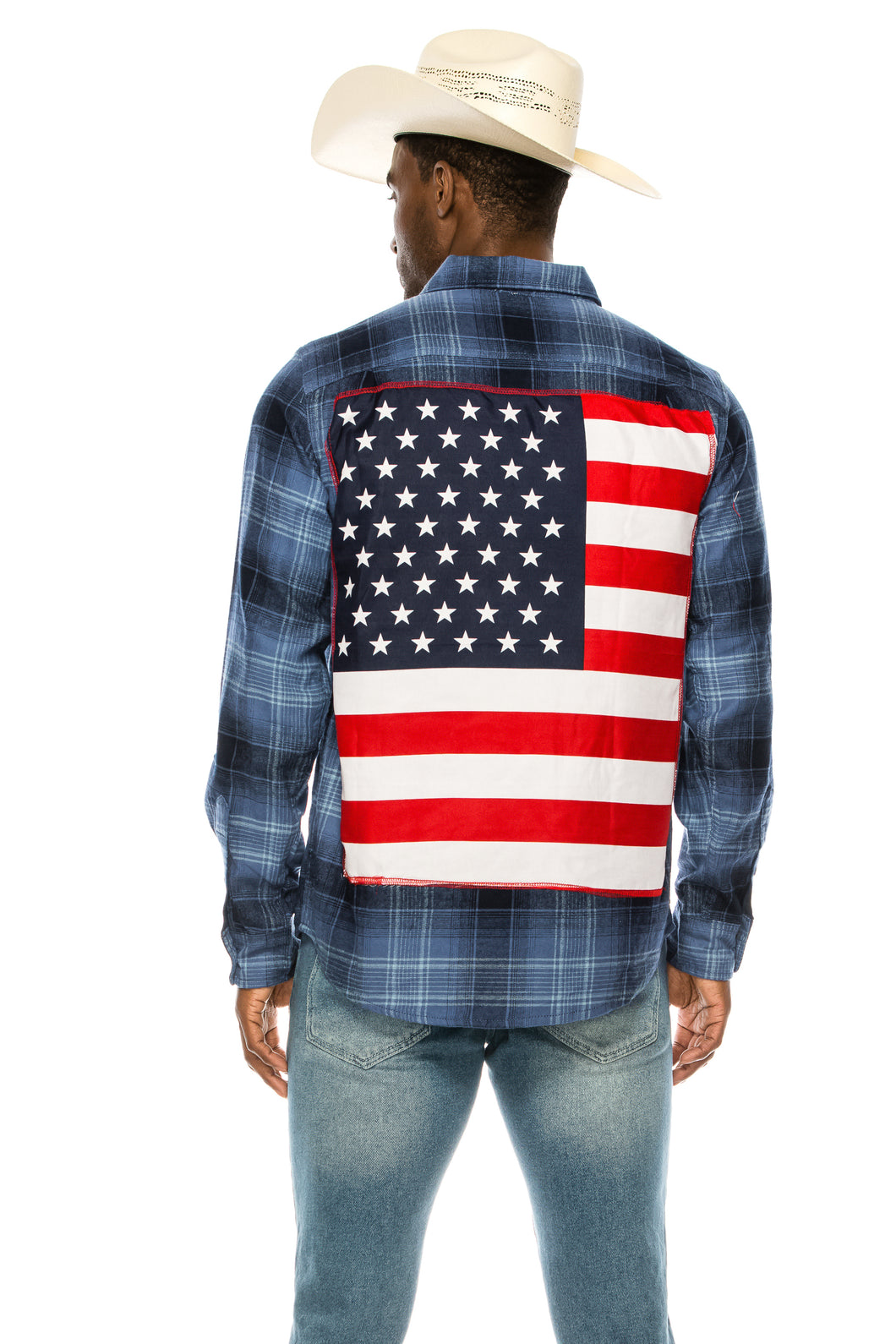 american flag flannel shirt
