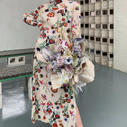 Mano Gote Trendy Flower Print Shirt-SimpleModerne