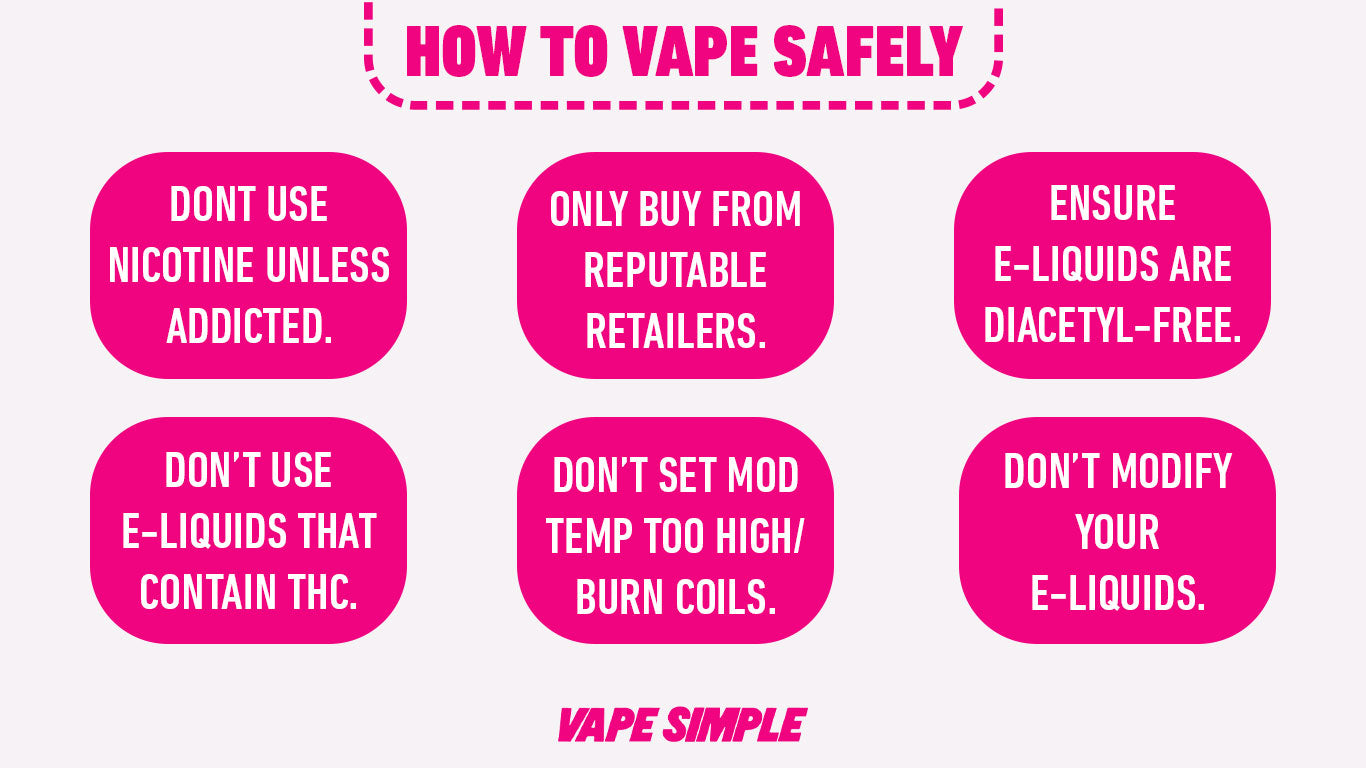 how to vape safely