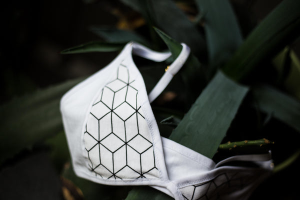 Tizz & Tonic White Tumble Bralette Made in Germany