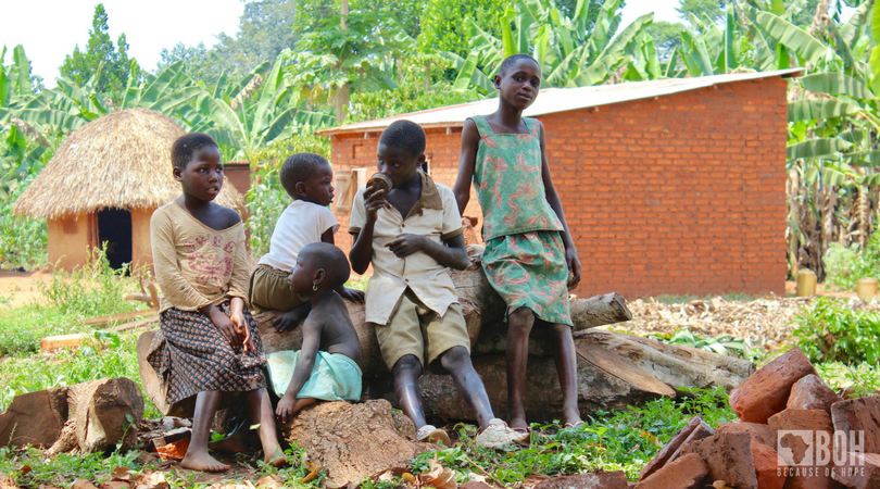 Ugandan children out of school
