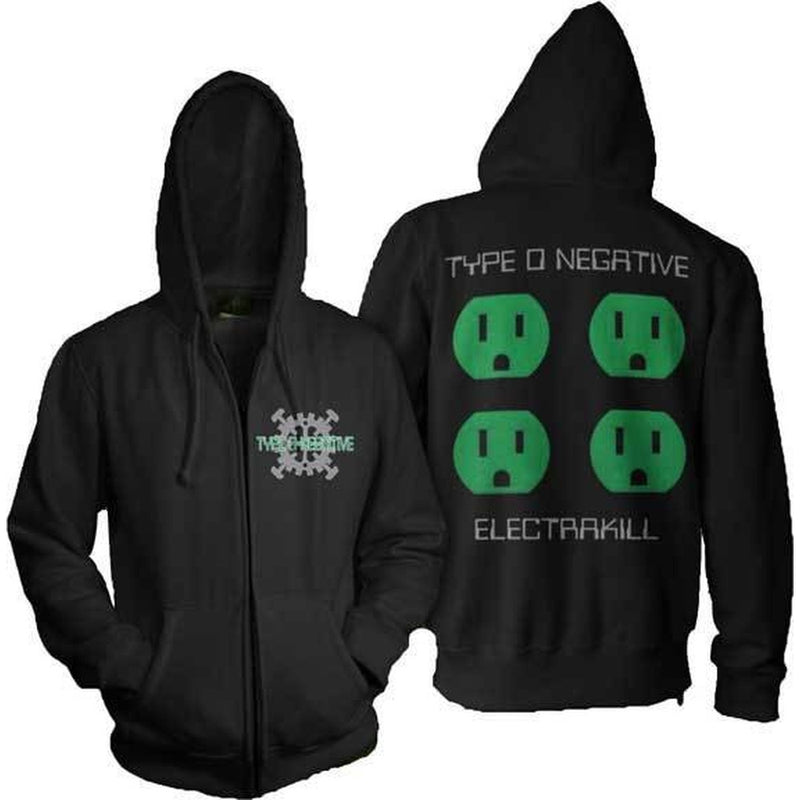 type o negative zip hoodie