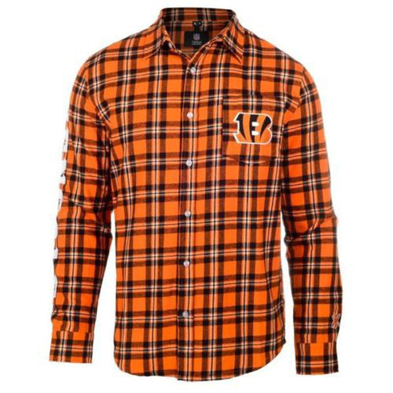 cincinnati bengals flannel shirt