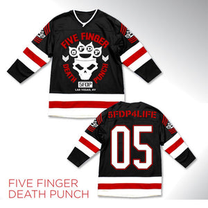 five finger death punch baseball shirt