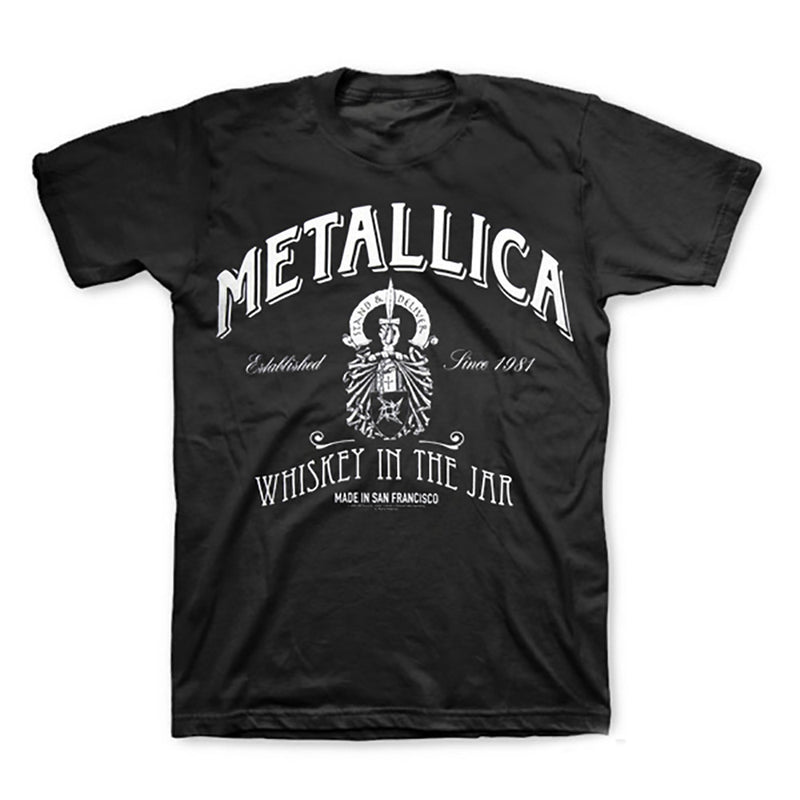 Metallica Whiskey In The Jar Label T-Shirt - Cyberteez