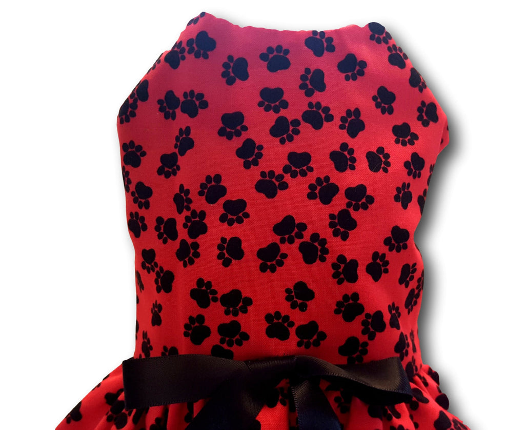Red Paw Print | Trixie's Dog Fashions