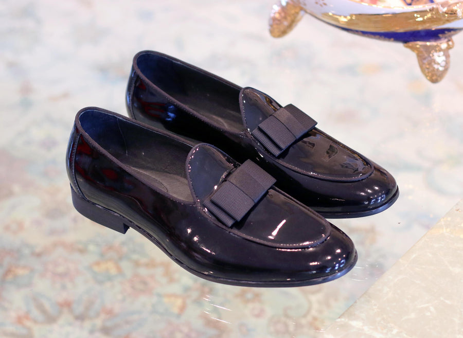 Patent Leather Formal Loafer Black – C&E Los Angeles