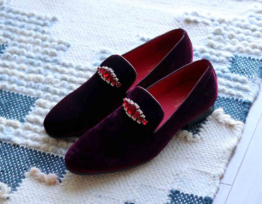 velvet venetian loafer