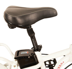 DJ Folding Bike, electric fat bike quick release shock absorbing adjustable seat