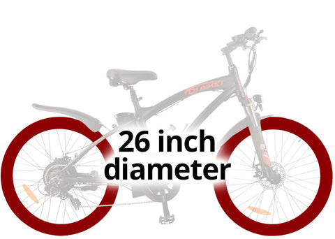 DJ Mountain Bike Geometry - Wheel Size