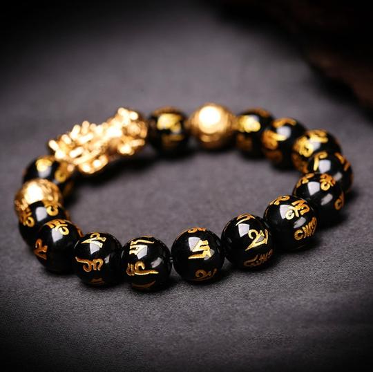 feng shui black obsidian bracelet youtube ad