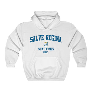 W Republic 564-474-WHT-04 Salve Regina University Seahawks Mom Crewneck Sweatshirt, White - Extra Large