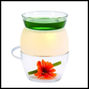 Partylite Electric Scentglow Glo Scent Plus Wax Aroma Melts Warmer Diy Plastic Glass And Wax Pgw