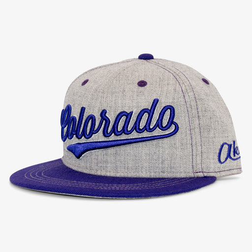 Cursive Colorado Corduroy Snapback Hat — Aksels