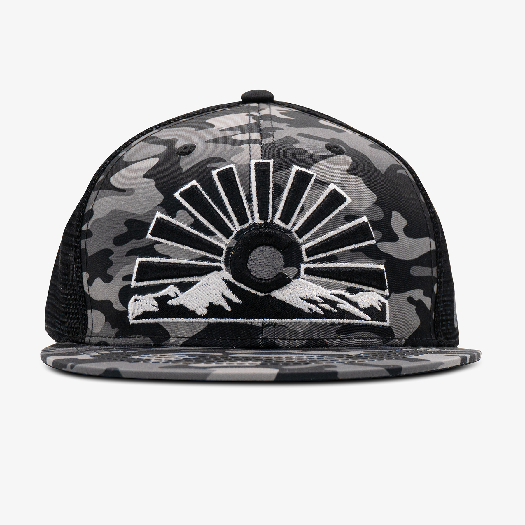 Colorado Sunset Flatbill Snapback Hat - Aksels product image