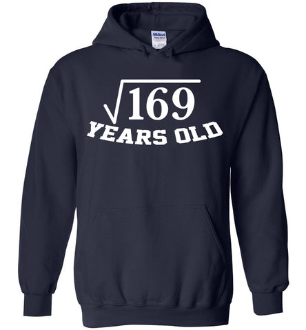 Image of Square Root Of 169 13 Yrs Years Old 13th Birthday Hoodie - OlalaShirt