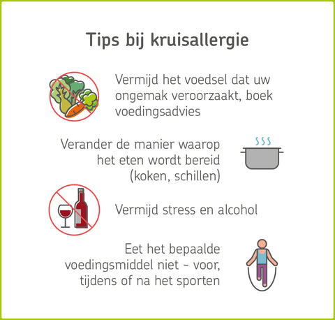 Tips bij een kruisallergie