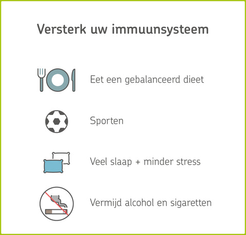 Tips immuunsysteem versterken