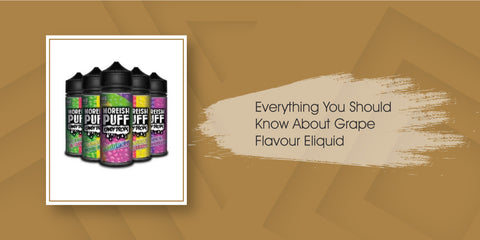 Grape flavour eliquids