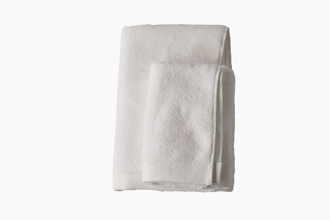 Classic White Bath Towels 100% Organic Cotton | Creatd Interiors