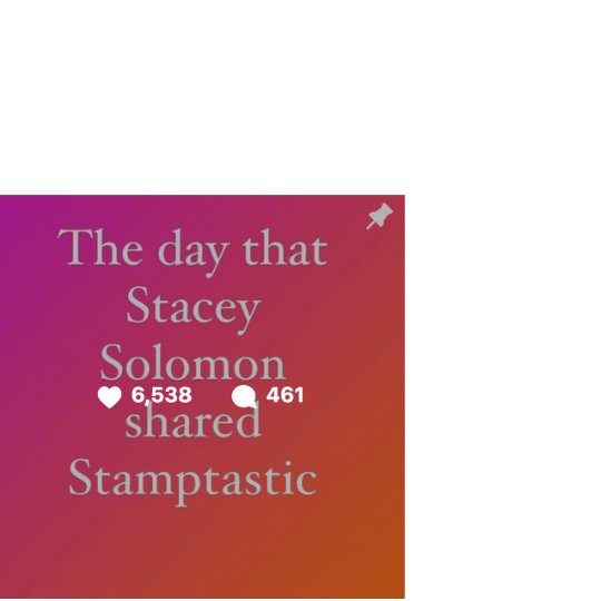 stacey solomon and stamptastic