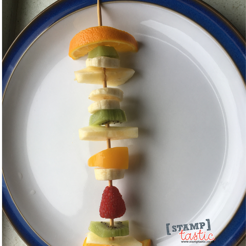 Starting School Fruit Kebab Exercise