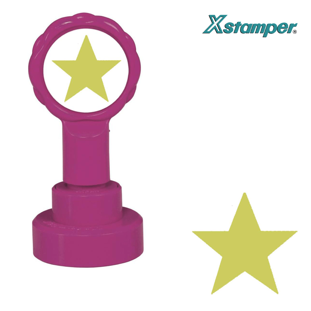 Gold Star Stamp | stamptastic-uk