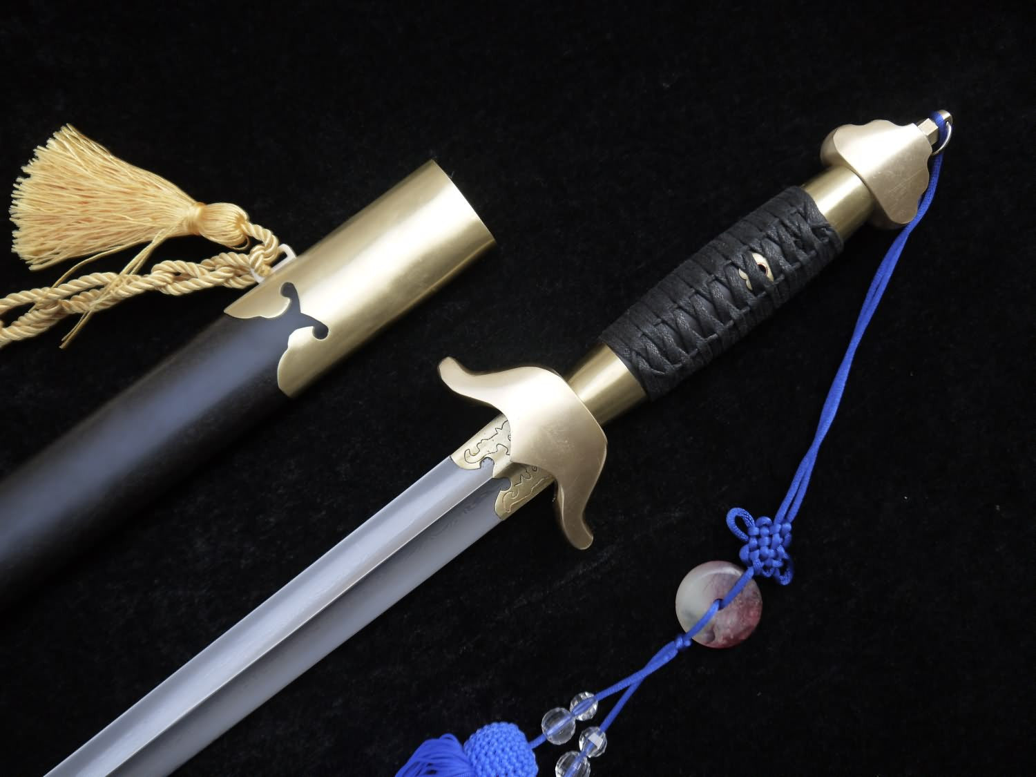 Chinese sword  Tai Chi sword  Folded steel flexible blade 