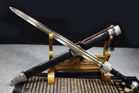 Yuewang sword(High manganese steel blade,Alloy fitting – Chinese Sword ...